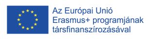 Erasmus+ támpgatásával logo